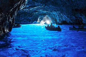 Visiting the Blue Grotto